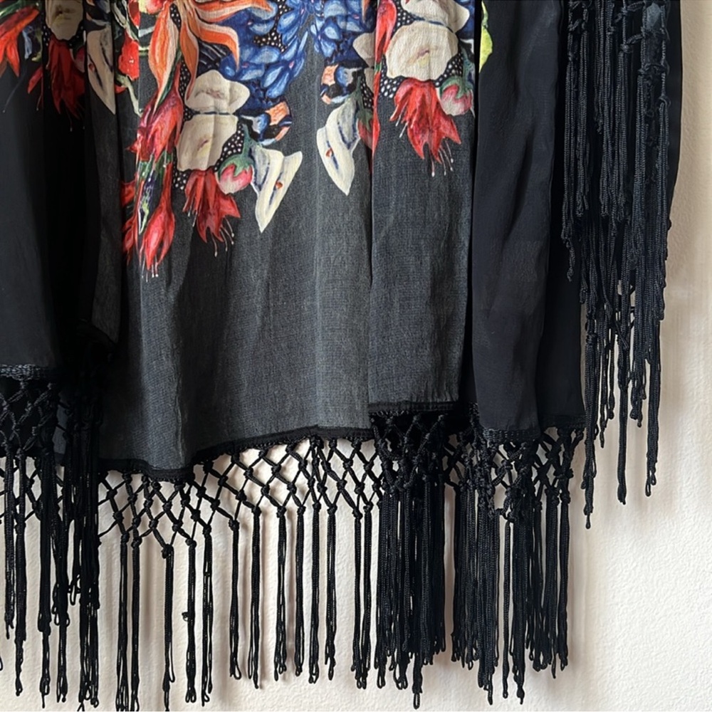 Anthropologie Floral Kimono NWOT - Picture 5 of 8